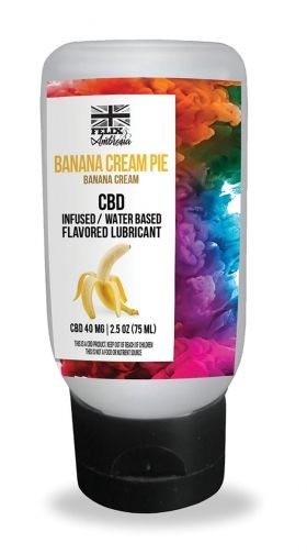 2.5 oz Banana Cream Flavored CBD Lube