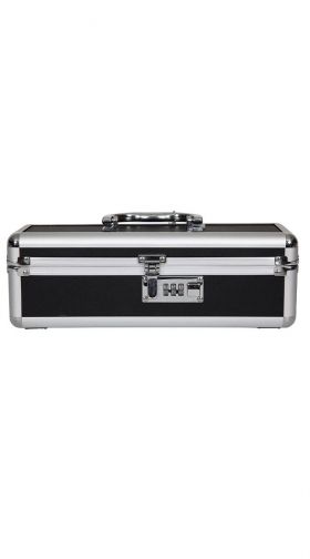 Black Lockable Toy Box