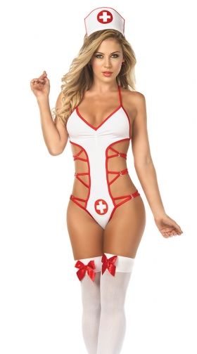 Sexy Emergency Nurse Lingerie Costume