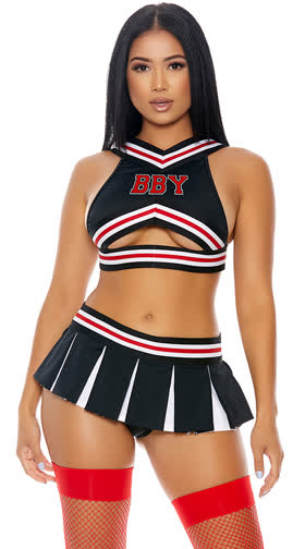 Halftime Cheerleader Costume - Clearance - ABC Underwear