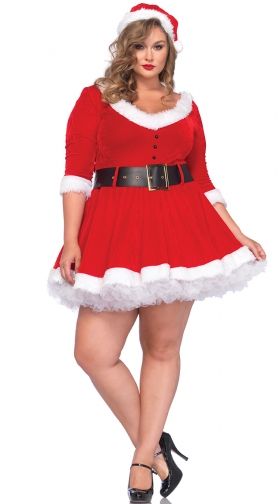 Plus Size Sexy Santa Costume, Plus Size Santa Costume, Plus Size Mrs ...