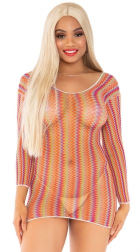 Zigzag Rainbow Dress