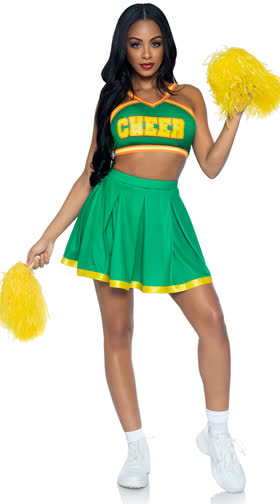 Halftime Cheerleader Costume - Clearance - ABC Underwear