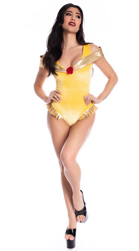  Disney Beauty and the Beast Princess Belle Lace Bra and High  Waisted Shorts Rave Costume : Handmade Products