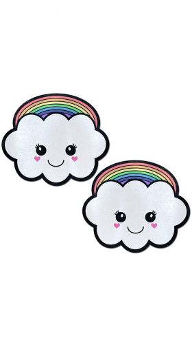 Rainbow Kawaii Cloud Pasties