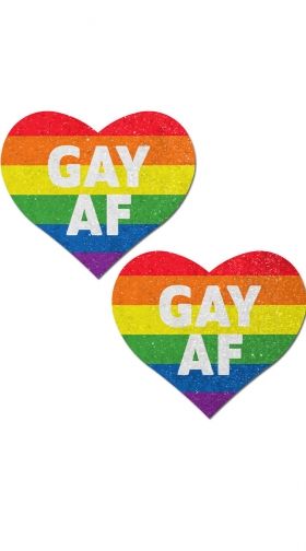 Rainbow Love Heart Pasties