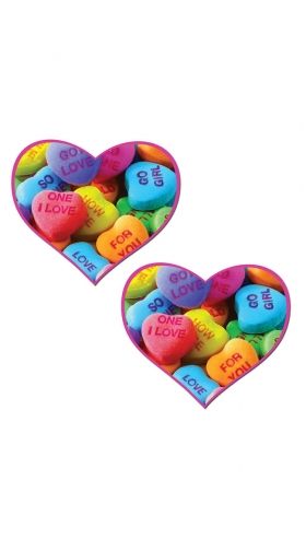 Conversation Hearts Candy Pasties