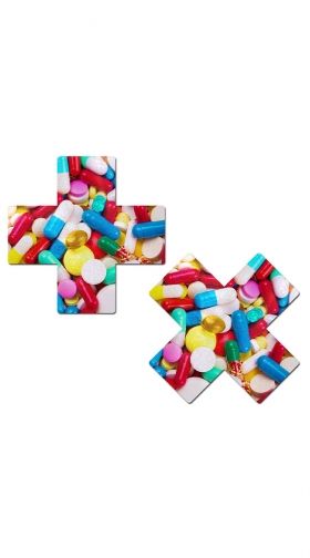 Prescription Pill Cross Pasties