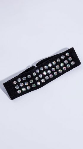 Rhinestone Studded Choker