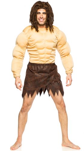 Men's Jungle Warrior Costume