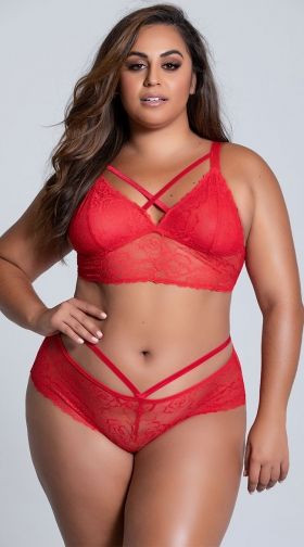 plus size bra panty sets