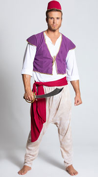 Men's Arabian Folk Hero Costume