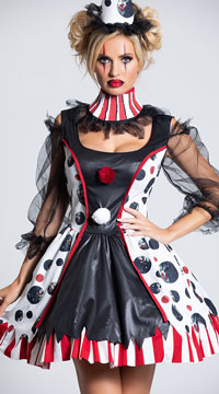 Twisted Clown Costume, Crazy Clown Costume - Yandy.com