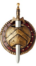 Spartan Combat Shield & Sword