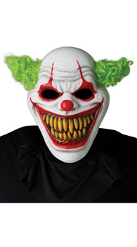 Ha Ha Homicidal Mask, Sexy Light Up Scary Clown Mask-Yandy.com
