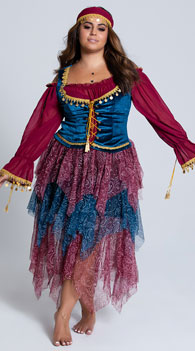 Plus Size Alluring Gypsy Costume
