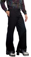 Men's Disco Pants with Sparkling Cuffs