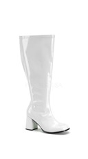Stretch Wide GoGo Boots, Square Heel Boots with Wide Calf - Yandy.com