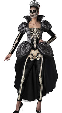 Regal Skeleton Queen Costume