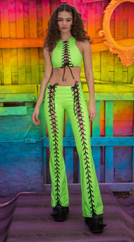 The Glow Up Pants (Lime Green)