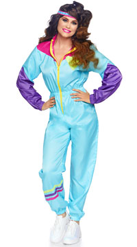 costume ski suit 80s awesome totally womens adult shell female purecostumes