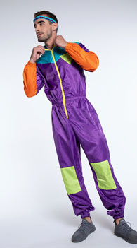 Men's Awesome 80s Ski Suit Costume, men's ski suit costume 