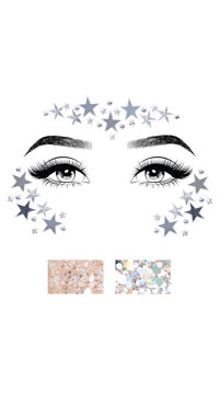 Dream Star Face Jewels & Glitter Packets