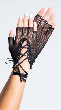Lace Up Gloves