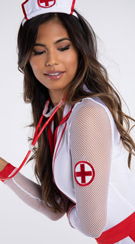 Hospital Risque Nurse Costume, Sexy Nurse Costume 