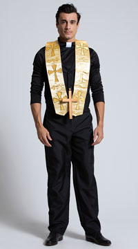 Sexy Priest Men's Costume