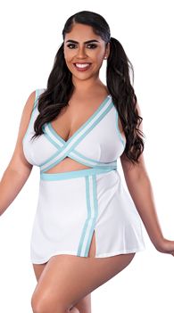 Costume Sale - Plus Size - Sexy Curves Baseball Girl Costume - Sports -  Halloween Spirit