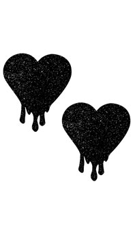 Melting Black Heart Pasties