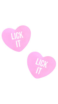 Lick It Light Pink Heart Pasties