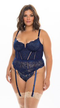 Yandy Sheer Indulgence Bustier Set