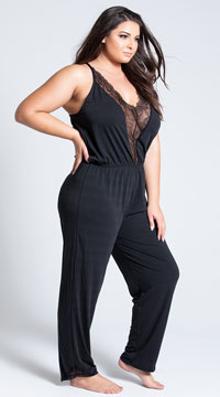 jersey overall jumpsuit