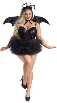 Plus Size She's all Bat Costume