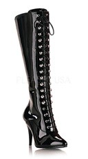 4 Inch Knee Boot With Elasticated Panel