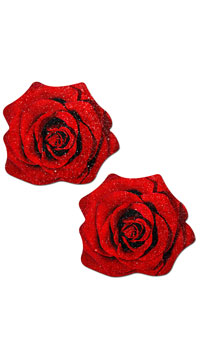 Velvet Blooming Rose Pasties