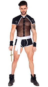 Men's Sinful Confession Costume
