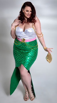 Alluring Sea Siren Plus Size - Starline LA Womens Costumes & Lingerie