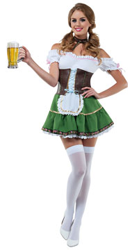 Vintage Beer Girl Costume