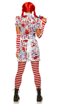 vil Burger Babe Costume, Sexy Scary Wendy Fast Food Costume-Yandy.com