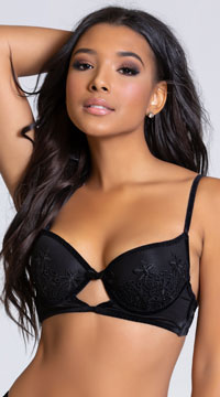Womens Yandy Timeless Cool Black Racerback Bra