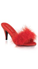 Feathery Marabou Heels