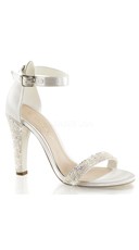 Park Avenue Satin Glitter Evening Sandal, Womens Dress Shoes, Ankle ...