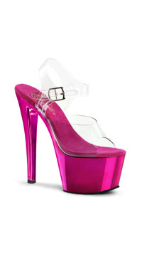  -  - Clear/Hot Pink Chrome